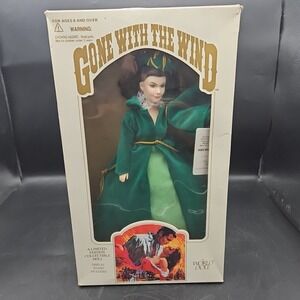 Gone with the Wind Scarlett in Green Curtain Dress 12" Doll  1989 World Doll New